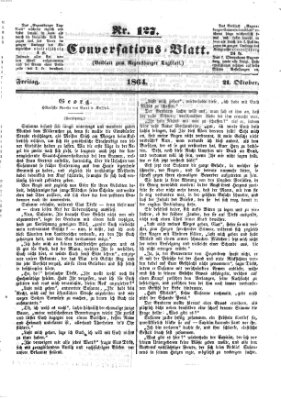 Regensburger Conversations-Blatt (Regensburger Tagblatt) Freitag 21. Oktober 1864