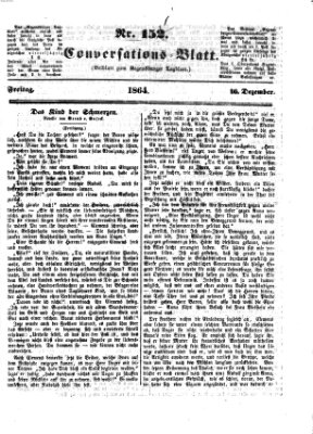 Regensburger Conversations-Blatt (Regensburger Tagblatt) Freitag 16. Dezember 1864