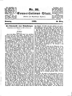 Regensburger Conversations-Blatt (Regensburger Tagblatt) Sonntag 26. März 1865