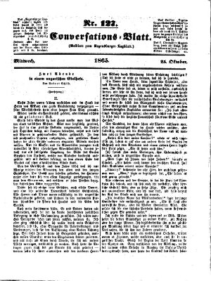 Regensburger Conversations-Blatt (Regensburger Tagblatt) Mittwoch 25. Oktober 1865