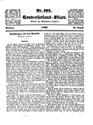 Regensburger Conversations-Blatt (Regensburger Tagblatt) Sonntag 26. August 1866