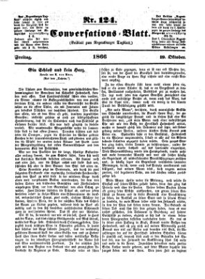 Regensburger Conversations-Blatt (Regensburger Tagblatt) Freitag 19. Oktober 1866