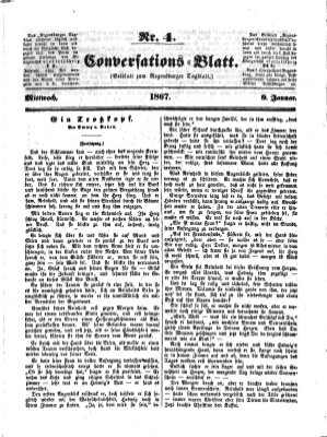 Regensburger Conversations-Blatt (Regensburger Tagblatt) Mittwoch 9. Januar 1867