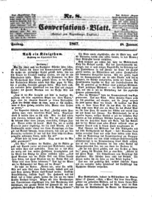 Regensburger Conversations-Blatt (Regensburger Tagblatt) Freitag 18. Januar 1867