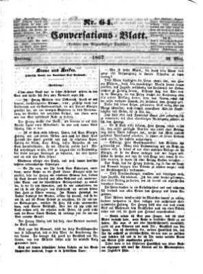 Regensburger Conversations-Blatt (Regensburger Tagblatt) Freitag 31. Mai 1867