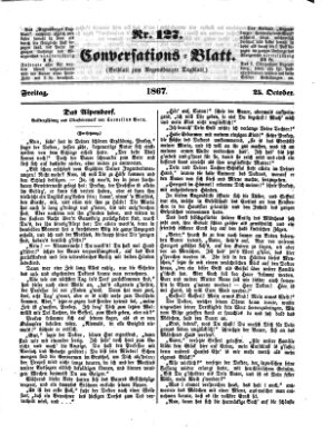Regensburger Conversations-Blatt (Regensburger Tagblatt) Freitag 25. Oktober 1867