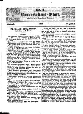 Regensburger Conversations-Blatt (Regensburger Tagblatt) Mittwoch 8. Januar 1868