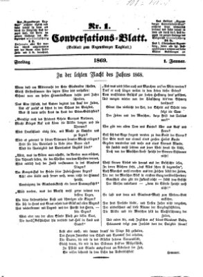 Regensburger Conversations-Blatt (Regensburger Tagblatt) Freitag 1. Januar 1869