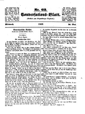 Regensburger Conversations-Blatt (Regensburger Tagblatt) Mittwoch 26. Mai 1869