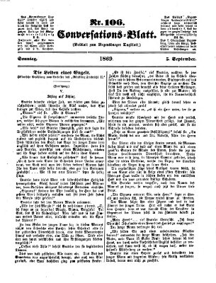 Regensburger Conversations-Blatt (Regensburger Tagblatt) Sonntag 5. September 1869