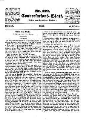 Regensburger Conversations-Blatt (Regensburger Tagblatt) Mittwoch 6. Oktober 1869