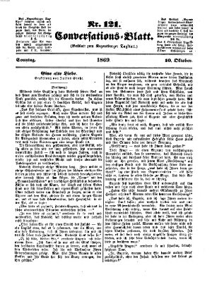 Regensburger Conversations-Blatt (Regensburger Tagblatt) Sonntag 10. Oktober 1869