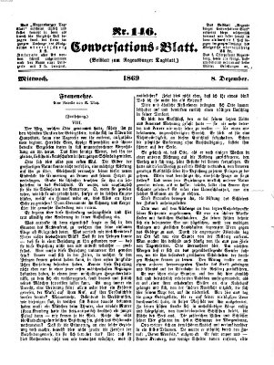 Regensburger Conversations-Blatt (Regensburger Tagblatt) Mittwoch 8. Dezember 1869