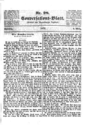 Regensburger Conversations-Blatt (Regensburger Tagblatt) Sonntag 6. März 1870
