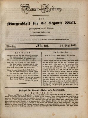 Damen-Zeitung Montag 24. Mai 1830