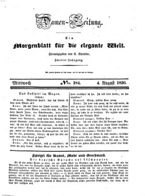 Damen-Zeitung Mittwoch 4. August 1830