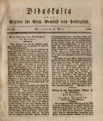Didaskalia oder Blätter für Geist, Gemüth und Publizität (Didaskalia) Mittwoch 5. Mai 1824