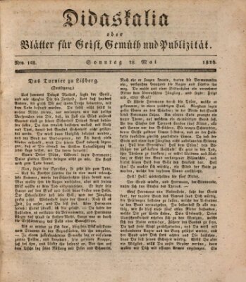 Didaskalia oder Blätter für Geist, Gemüth und Publizität (Didaskalia) Sonntag 28. Mai 1826