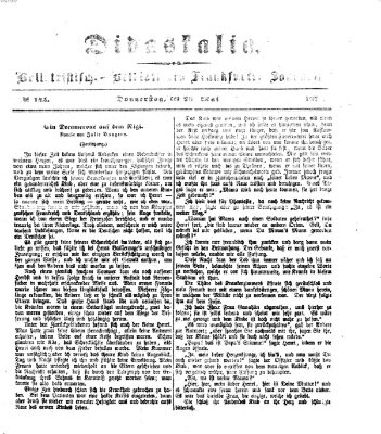 Didaskalia Donnerstag 26. Mai 1870