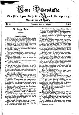 Neue Didaskalia (Pfälzer) Sonntag 8. Januar 1865