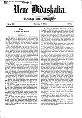Neue Didaskalia (Pfälzer) Sonntag 7. März 1869