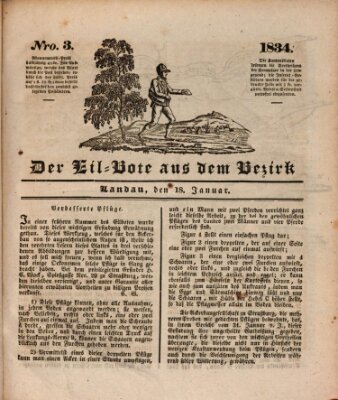 Der Eil-Bote aus dem Bezirk (Der Eilbote) Samstag 18. Januar 1834