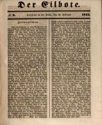 Der Eilbote Samstag 26. Februar 1842