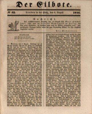 Der Eilbote Samstag 8. August 1846