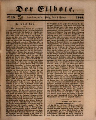 Der Eilbote Mittwoch 2. Februar 1848