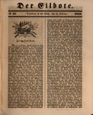 Der Eilbote Samstag 19. Februar 1848