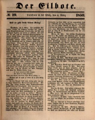 Der Eilbote Mittwoch 6. März 1850