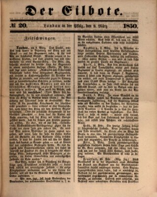 Der Eilbote Samstag 9. März 1850
