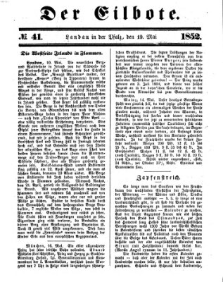 Der Eilbote Samstag 22. Mai 1852