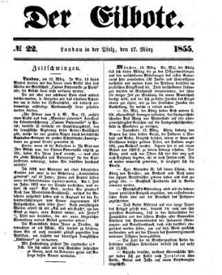 Der Eilbote Samstag 17. März 1855