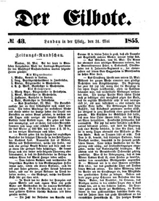 Der Eilbote Donnerstag 31. Mai 1855