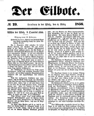 Der Eilbote Donnerstag 6. März 1856