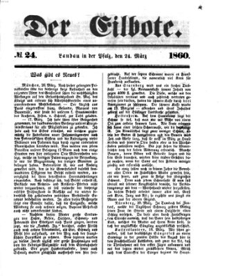 Der Eilbote Samstag 24. März 1860