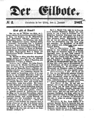 Der Eilbote Samstag 5. Januar 1861