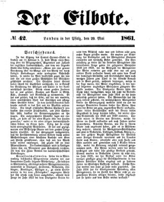 Der Eilbote Mittwoch 29. Mai 1861