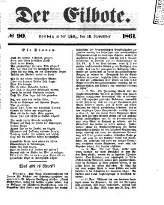 Der Eilbote Samstag 16. November 1861