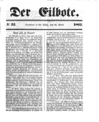 Der Eilbote Samstag 26. April 1862