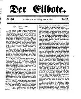 Der Eilbote Donnerstag 8. Mai 1862