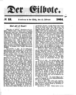 Der Eilbote Samstag 13. Februar 1864