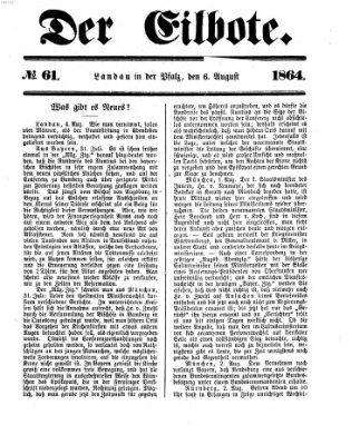 Der Eilbote Samstag 6. August 1864