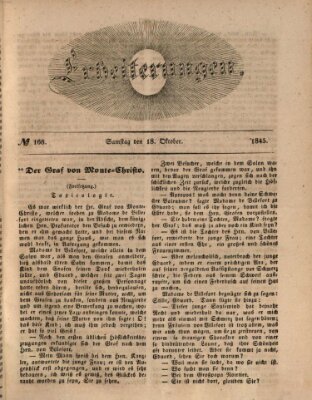 Erheiterungen (Aschaffenburger Zeitung) Samstag 18. Oktober 1845