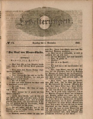 Erheiterungen (Aschaffenburger Zeitung) Samstag 1. November 1845