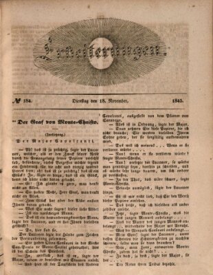 Erheiterungen (Aschaffenburger Zeitung) Dienstag 18. November 1845