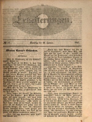 Erheiterungen (Aschaffenburger Zeitung) Samstag 30. Januar 1847