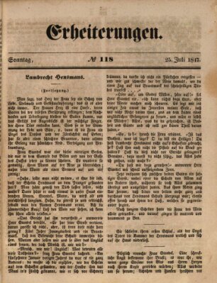 Erheiterungen (Aschaffenburger Zeitung) Sonntag 25. Juli 1847