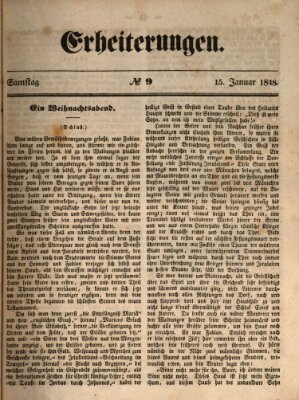 Erheiterungen (Aschaffenburger Zeitung) Samstag 15. Januar 1848